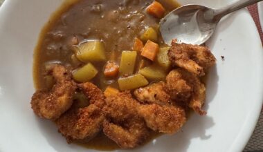 Was craving some Cocoichi, so made this Prawns Katsu curry.