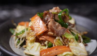 YASAI ITAME - Japanese Stir-Fried Pork and Vegetables