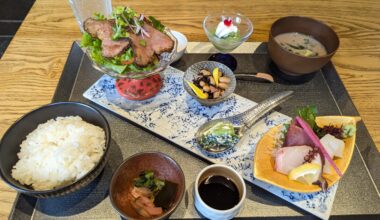 Lunch set from the fishing village of Ine