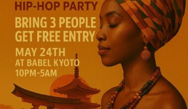 AfroVibes Kyoto is TONIGHT – Kyoto’s First Afrobeats & Hip-Hop Party!