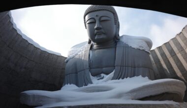 hill of the buddha, near sapporo