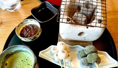Dango and warabi mochi