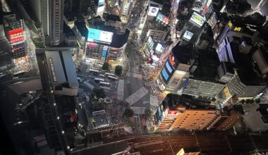 Shibuya Crossing from Shibuya Sky
