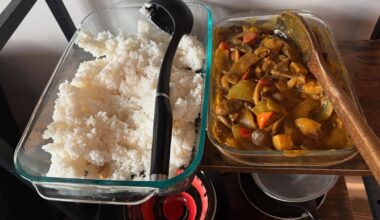 Every couple months I invite people over to watch a foreign film and I cook food from the country it's from. Over the weekend I hosted one for Ikiru and made Japanese food!