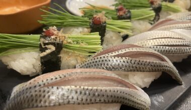 Not Your Usual Sushi: Kohada & Sprout Nigiri Combo That'll Blow Your Mind 🍣🌱