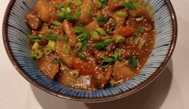 Chicken thigh and heart Japanese Curry