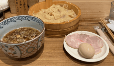 Unique flat ramen next to Tokyo station