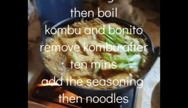 Making use of the Japanese instant Ramen mix bought from Nagasaki with recipe