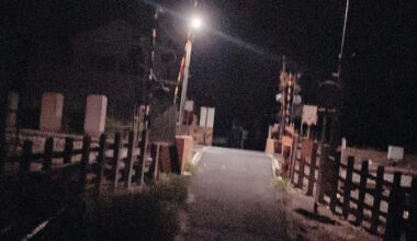 Night strolling after missing the last train
