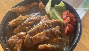 Delicious Katsu curry for a cold day.