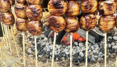 Fresh off the grill and glazed to perfection. Japan's street food game never misses