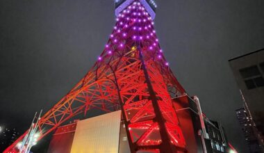 Heard we doing Tokyo Tower. Hope I’m not too late.