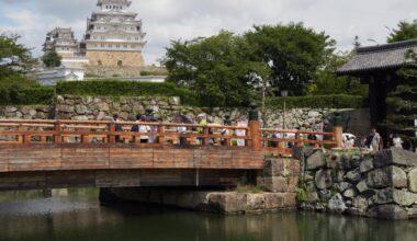 Sakuramon-bashi Bridge and Himeji Castle