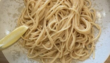 Homemade Tarako pasta