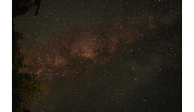 The view from my house last night