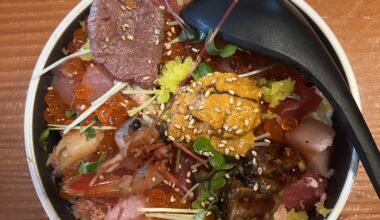This chirashi bowl was heaven