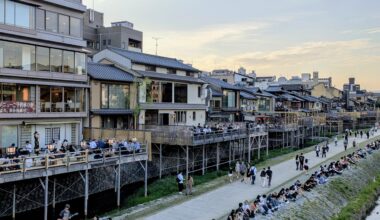 Kamogawa(River)in🇯🇵Kawaramachi,Kyoto