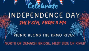 Independence Day Picnic (July 6th, 3 PM)