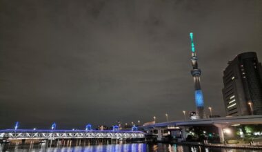 Tokyo Skytree by night