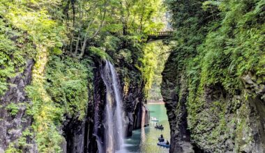 Takachiho-gorge in🇯🇵Miyazaki Prefecture.