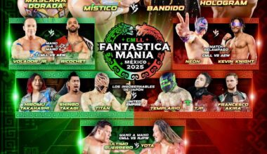 Full Card for this Friday's Fantasticamania México 2025