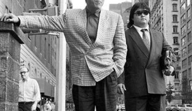 Antonio Inoki & Shinya Hashimoto on the streets of New York circa 1988