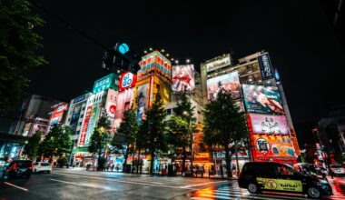 Akihabara at night
