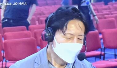 Can someone tell me why Milano still wears a mask on broadcasts!