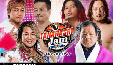 Another match confirmed for TANAHASHI JAM: Tanahashi, Shota Umino & Ryusuke Taguchi vs. Tatsumi Fujinami, Hiromu Takahashi & LEONA.