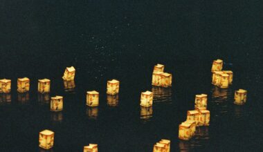 Lanterns on the water