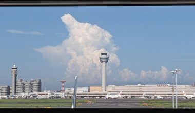 Haneda Airport is still a part of the touristic trip