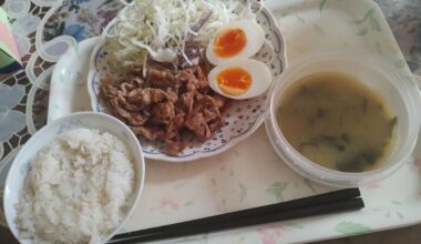 shogayaki (pork ginger)
