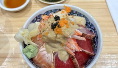 Kaisendon with miso crab