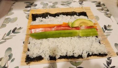 Made Sushi for the first time! Pretty happy with results!
