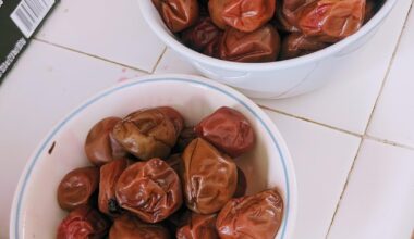 Umeboshi, second dry. So happy with the color!