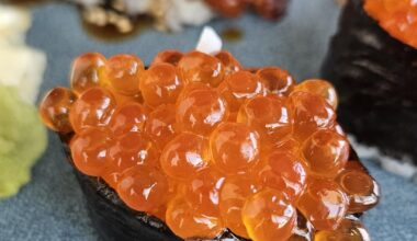 Salmon roe... Delicious