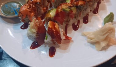 Got some more sushi, shogun roll and "bright roll"