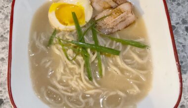 First bowl of ramen