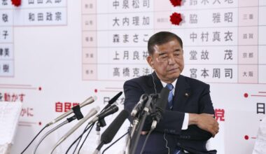 Japan's ruling coalition lost its majority in the House of Councillors in Sunday's election, an outcome that will add pressure on embattled Prime Minister Shigeru Ishiba, who vowed to stay on despite yet another heavy blow to his party.