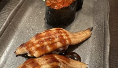 Ikura and Anago (Salt water eel)