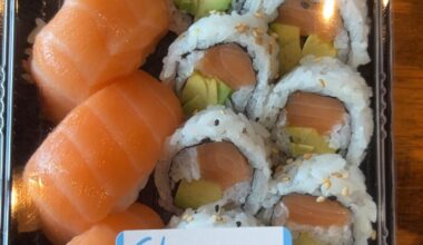 Nothing like nearly 500 calories of outpost sushi to start a road trip