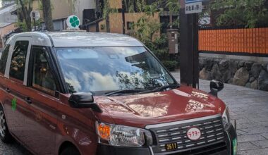 First day in Kyoto and our guide was just telling us about the four leaf clover taxi!