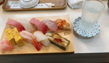 Fresh Summer Sushi with Cold Sake