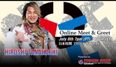 Tokon Shop Global Presents: Hiroshi Tanahashi Online Meet & Greet