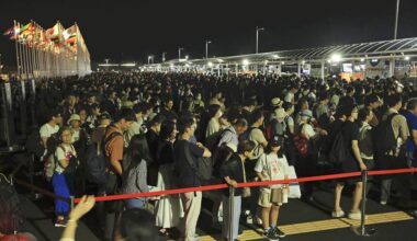 2025 Expo Osaka: 100 People Unable to Board Shuttle Bus at West Gate on Day of Record Number of Visitors Marked; Some Wait Until Past Midnight for a Taxi
