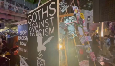 Damn, Tokyo really knows how to protest fascism