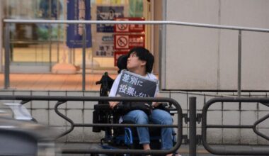 Citizens protest in east Japan city over xenophobic remarks in upper house race