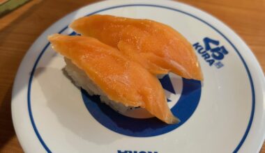 Kura Sushi Salmon Nigiri