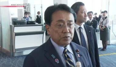 Japan's top negotiator for US tariff talks leaves for Washington