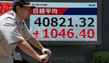 Nikkei soars over 1,500 points after Japan-U.S. tariff deal